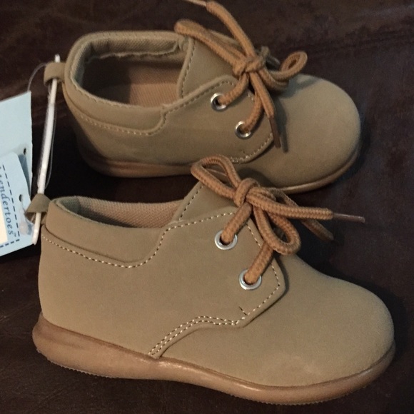baby boy tan shoes
